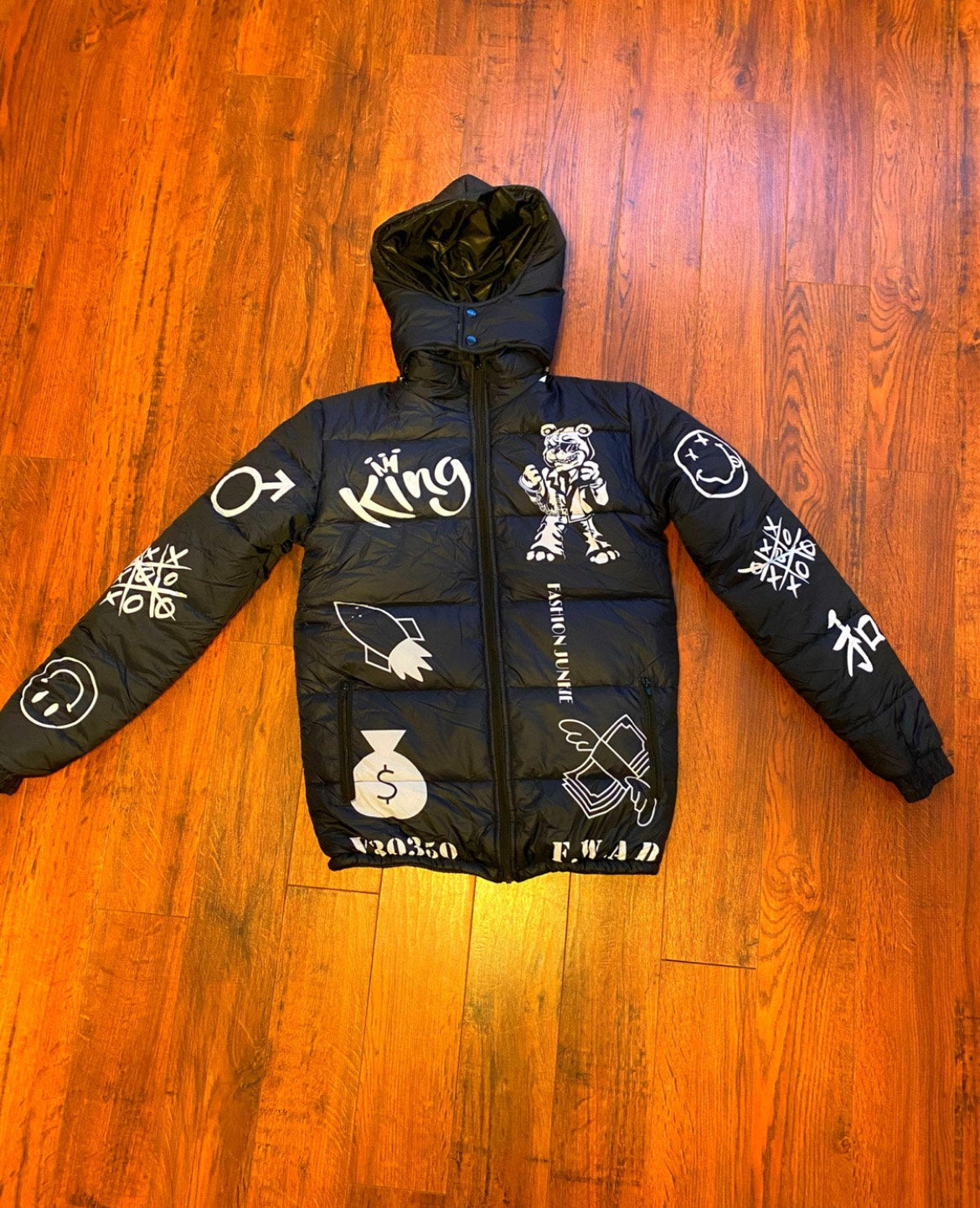 F.W.A.D Male Self Motivation Bubble Jacket (KING)