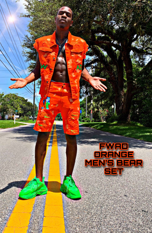 F.W.A.D Men’s Bear Vest Set