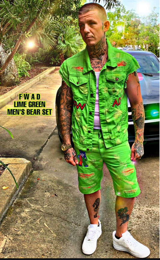 F.W.A.D LIGHT DENIM MEN TRADE MARK SET